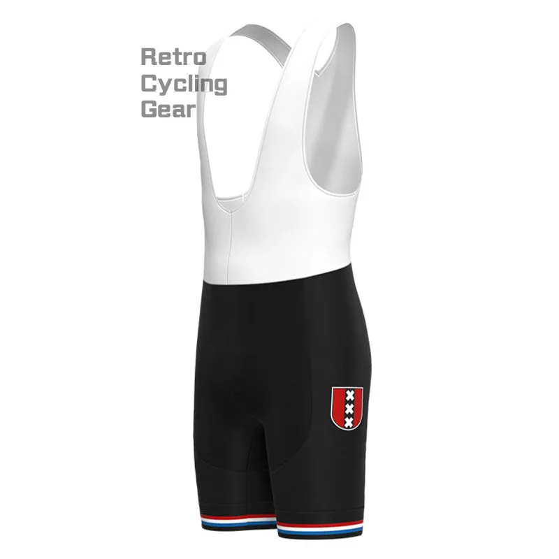 Amsterdam Black Retro Cycling Shorts