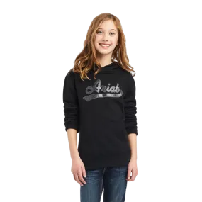 Ariat Kid's  Real Glitter Logo Hoodie