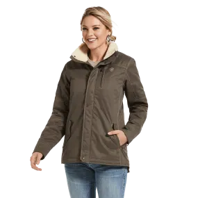 Ariat Women's Real Banyan Bark Brown Grizzly Insulated Jacket