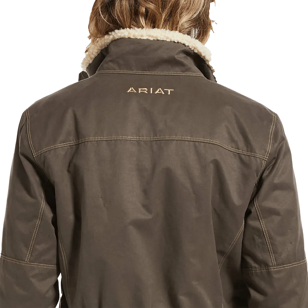 Ariat Women's Real Banyan Bark Brown Grizzly Insulated Jacket