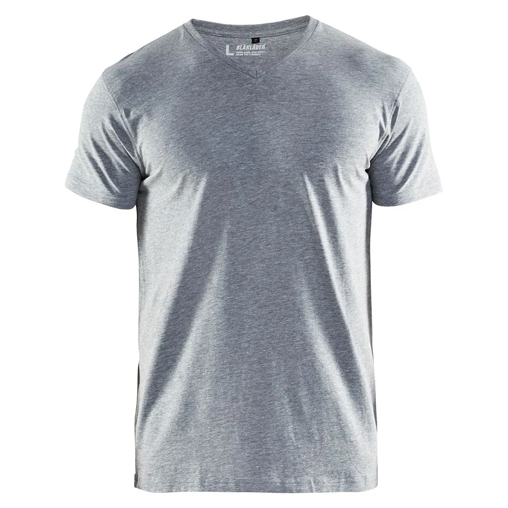 Bl&#xE5;kl&#xE4;der&#x20;3360-1059&#x20;T-shirt&#x20;V-Neck&#x20;-&#x20;Grey&#x20;Melange