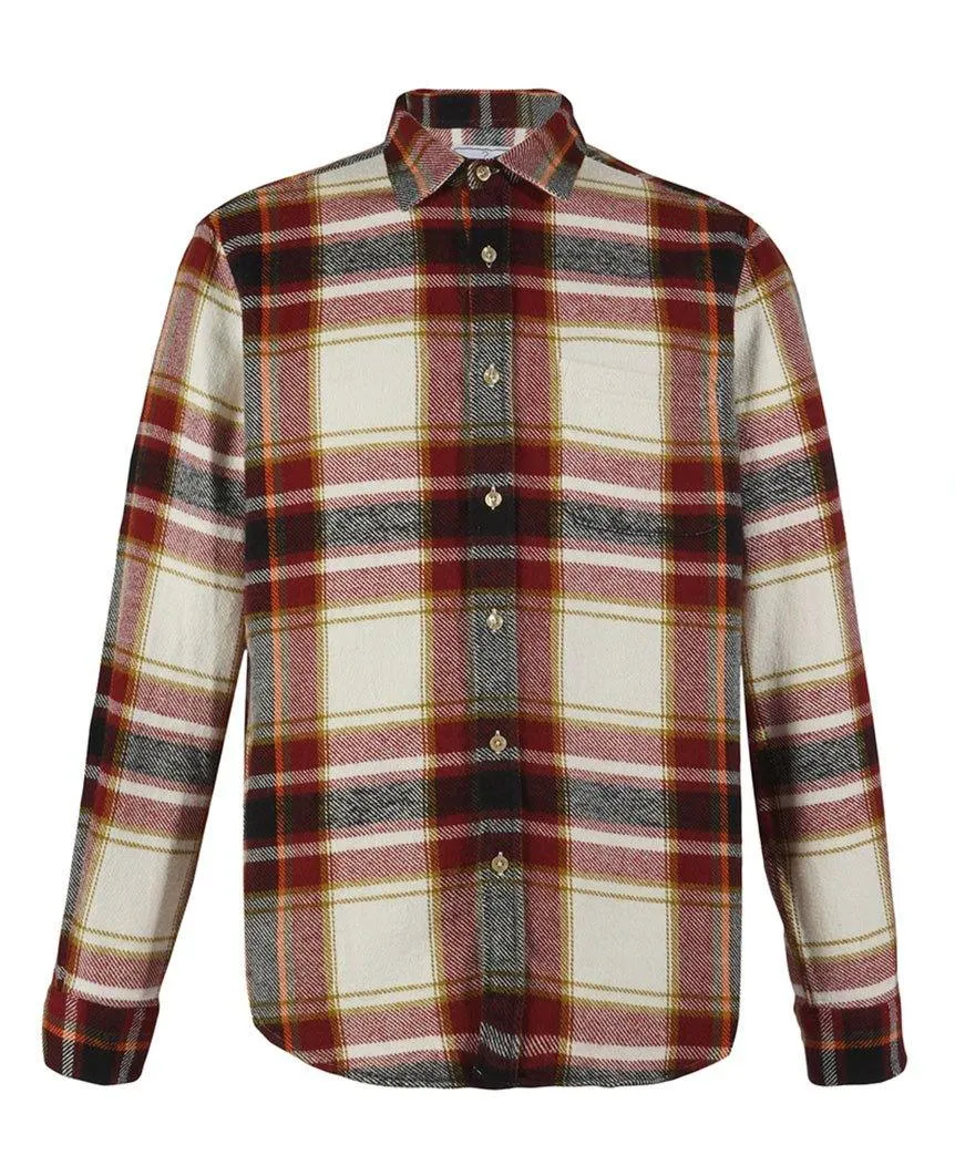 Burgundi Check Shirt