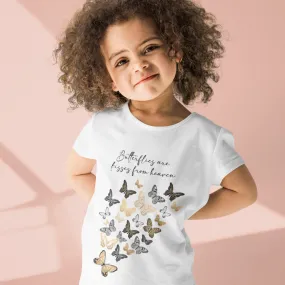 Butterfies Are Kisses From Heaven T-Shirt For Adults And Kids