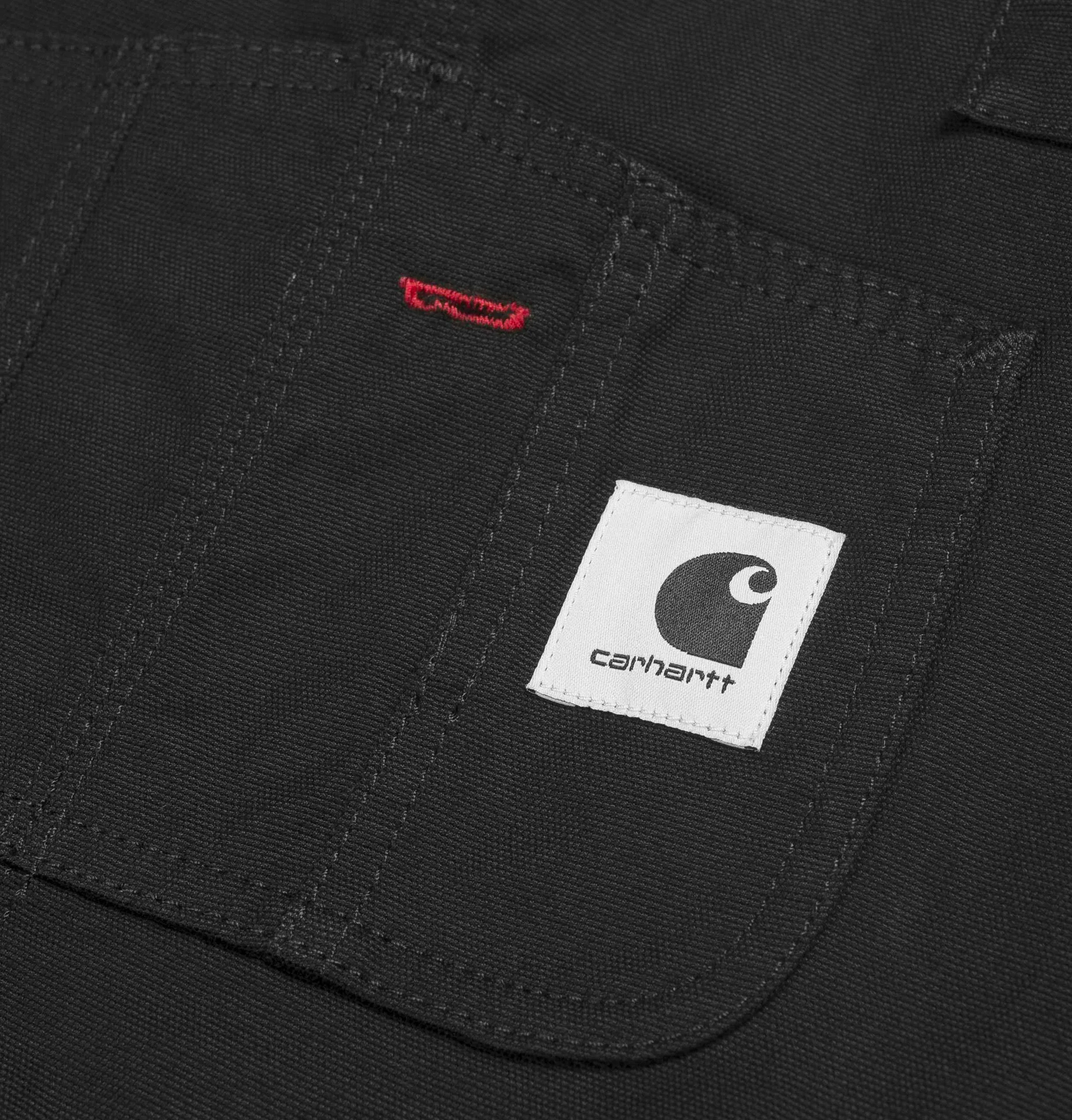 Carhartt WIP Women's W' Bib Overalls – Black – Rinsed