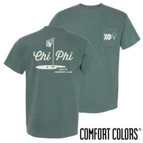 Chi Phi Comfort Colors Par For The Course Short Sleeve Tee