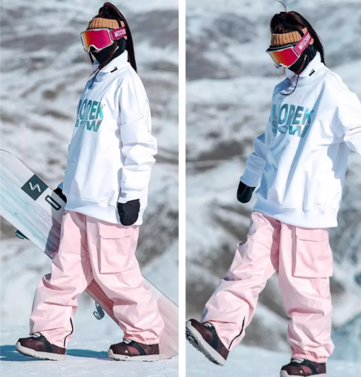 Doorek Baggy Oversize Ski Snowboard Pants