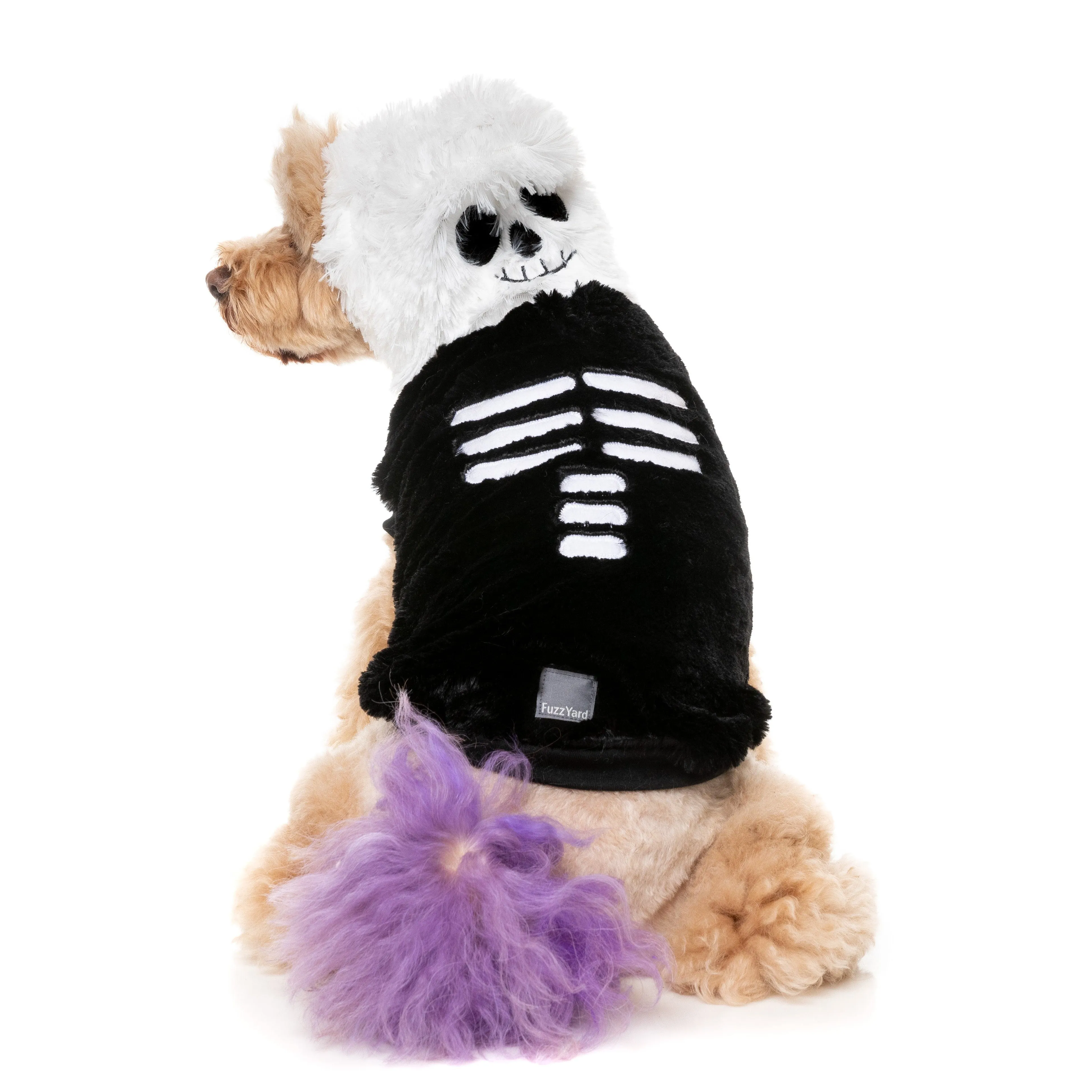 FuzzYard Halloween Dog Apparel Jerry Spinefield Hoodie Size 6