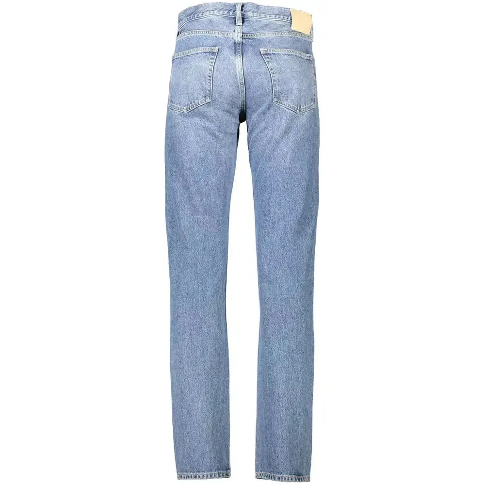 Gant Light Blue Cotton Men Jean