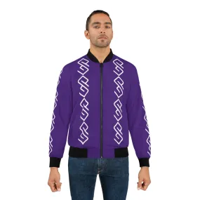 GYMPOLO Men's Bomber Jacket - Purple