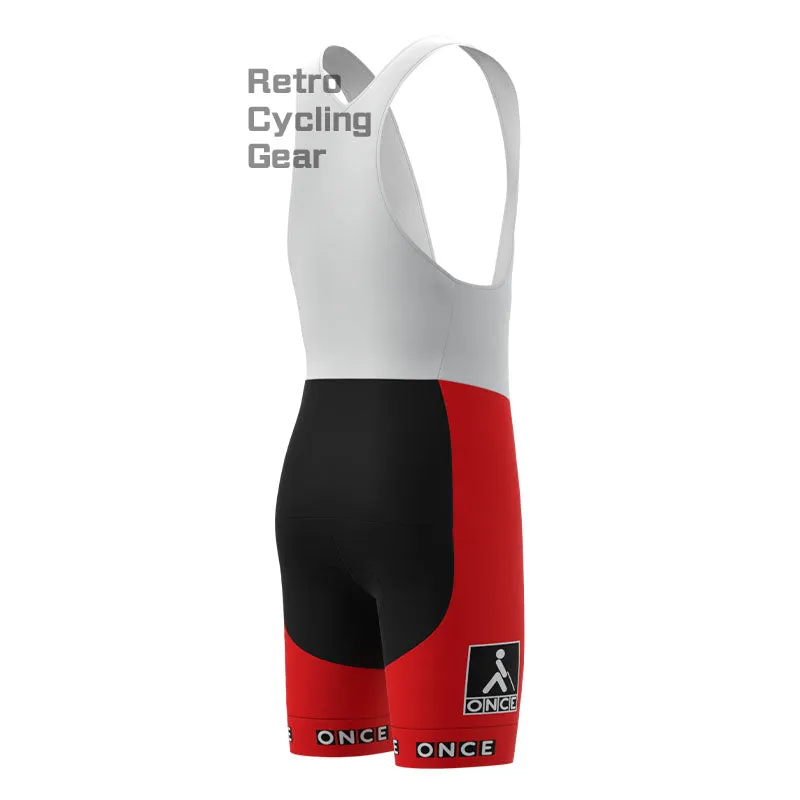 ONCE Red Retro Cycling Shorts