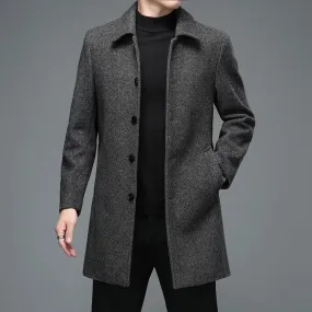 Quality Mens Over Coat Winter Jackets/Woolen Long Overcoat