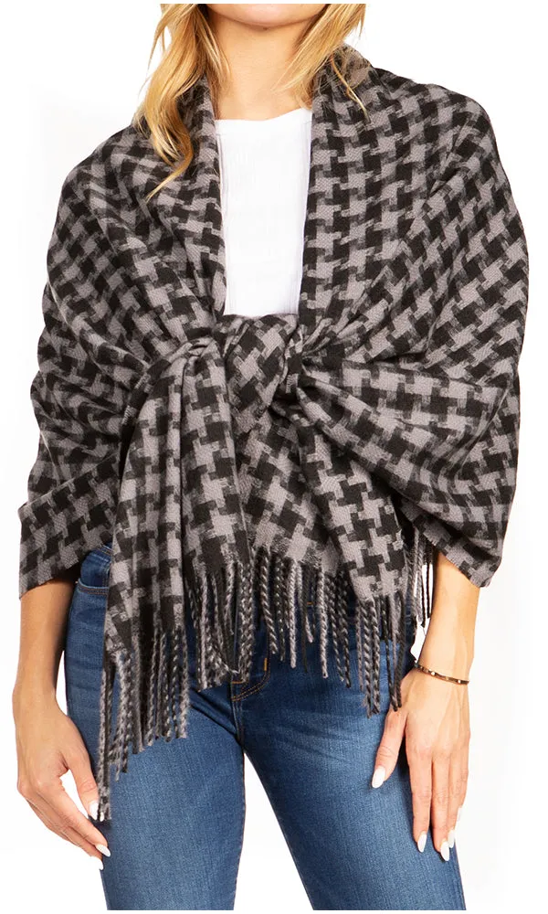 Sakkas Iris Warm Super Soft Cashmere Feel Pashmina Shawl  / Scarf with Fringes