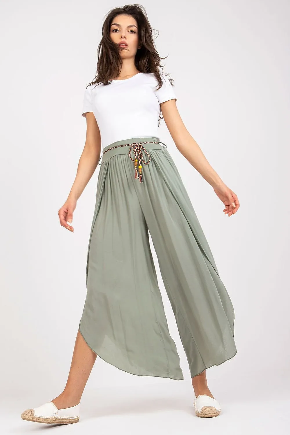 TEEK - Thin Up Slit Seam Trousers