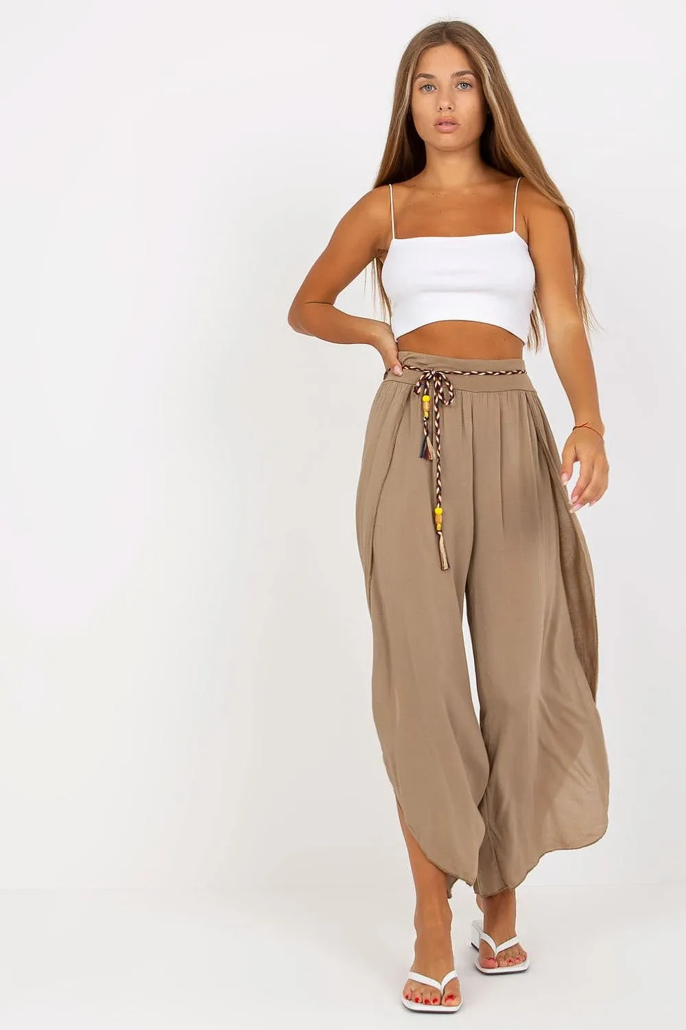 TEEK - Thin Up Slit Seam Trousers