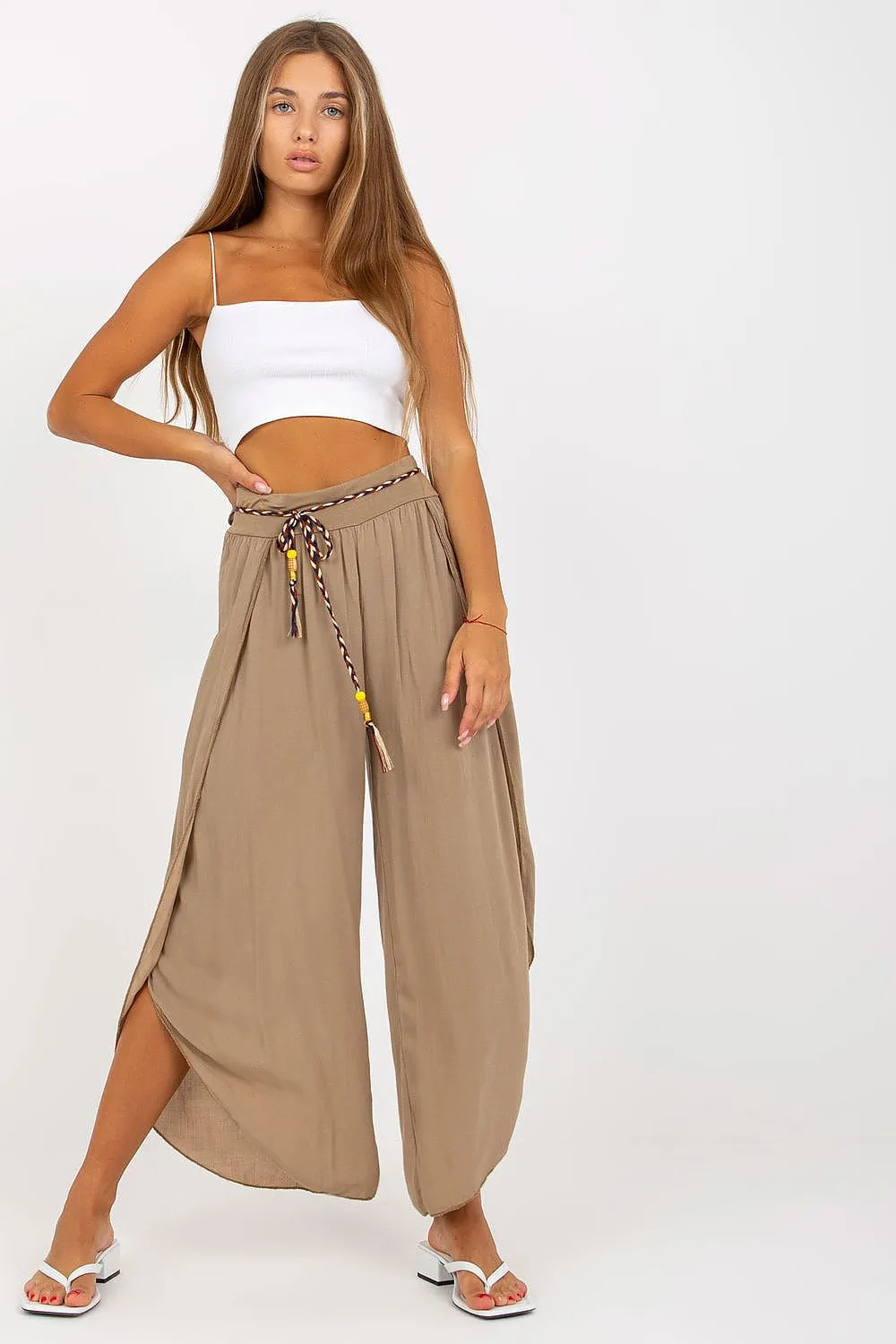 TEEK - Thin Up Slit Seam Trousers