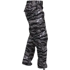 Urban Tiger Stripe Camouflage - Military BDU Pants - Polyester Cotton Twill